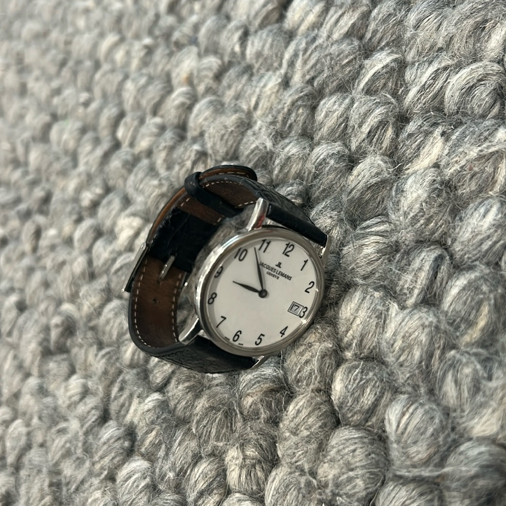 Jacques Lemans Geneve Swiss Made G-112 Stainless Steel 316L/Sapphire Watch